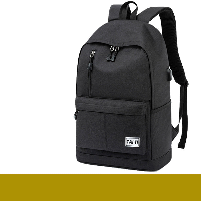 Backpack Men's Backpack Large Capacity Large Junior High School Student School Bag Simple