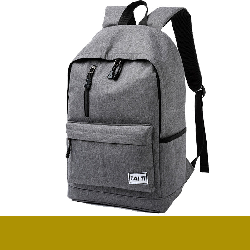 Backpack Men's Backpack Large Capacity Large Junior High School Student School Bag Simple