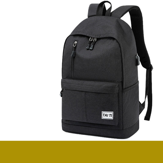 Backpack Men's Backpack Large Capacity Large Junior High School Student School Bag Simple